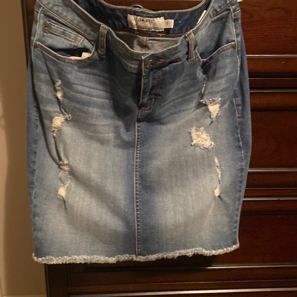 Torrid denim skirt